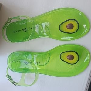 Katy Perry Avocado sandals NWOT
